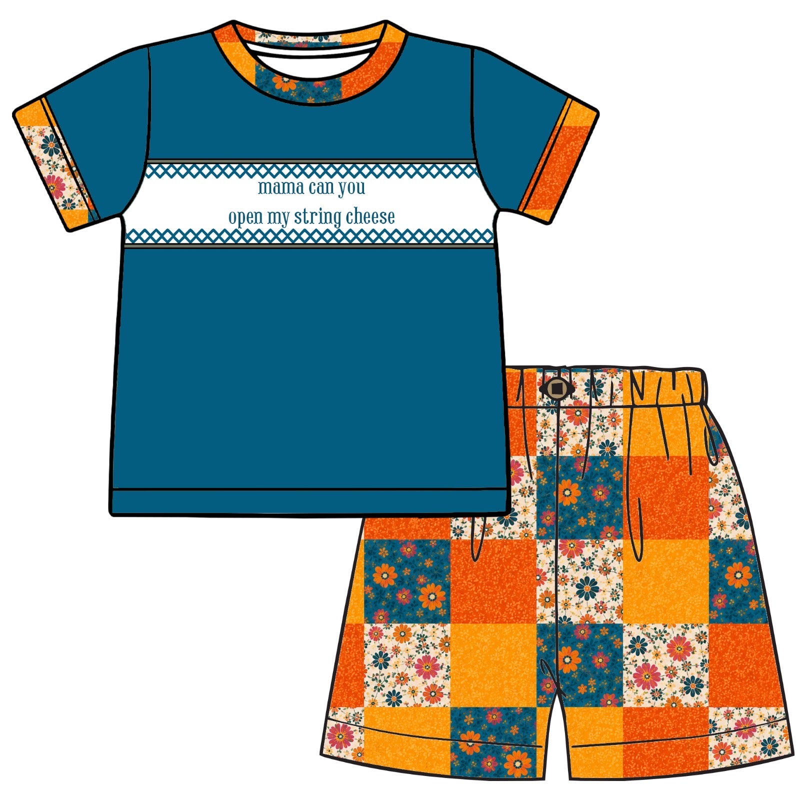 String Cheese Boys Short Set