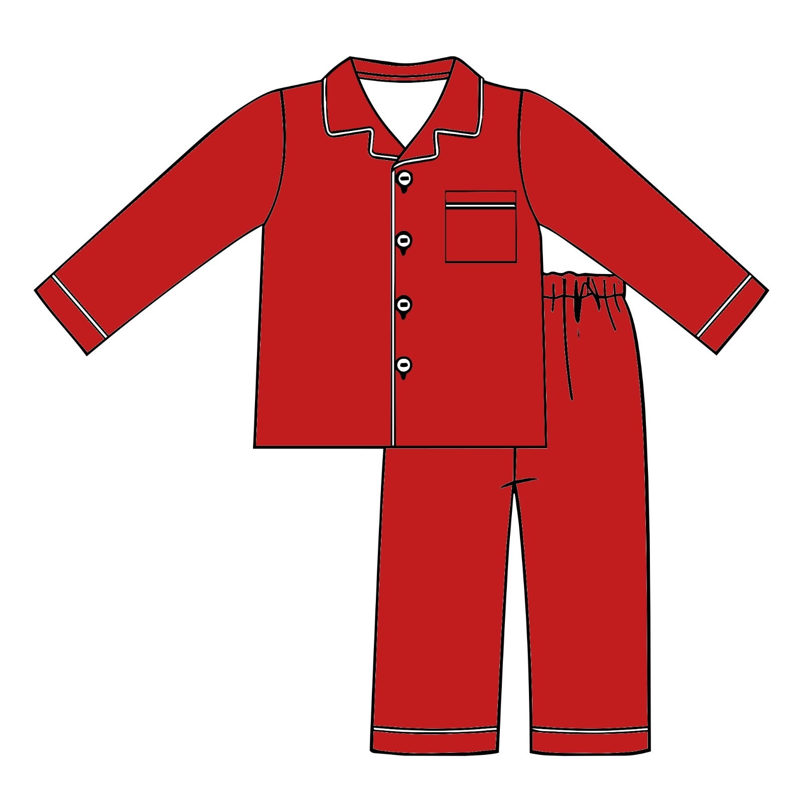 Boys Christmas Pajamas set