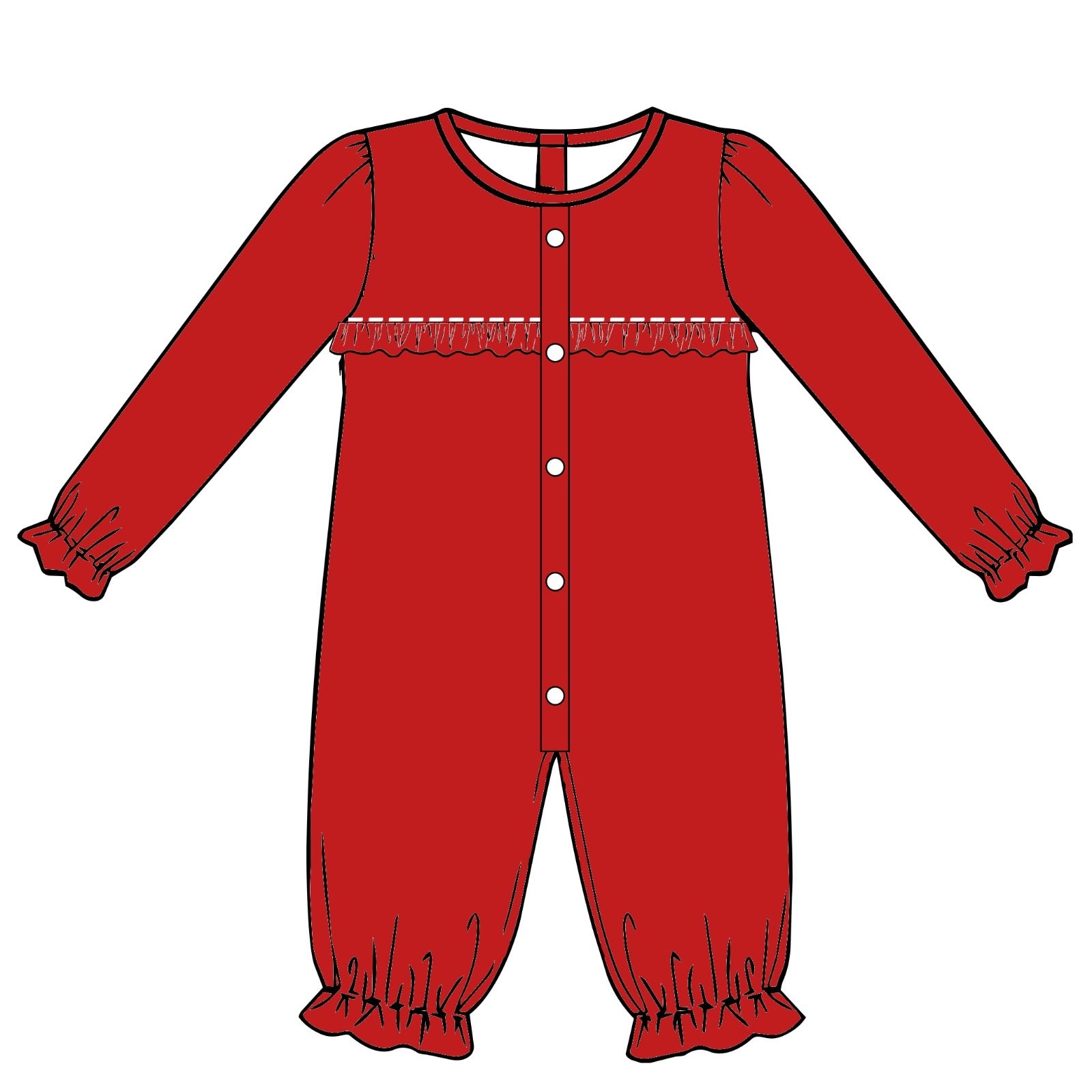 Baby Girl Christmas Romper