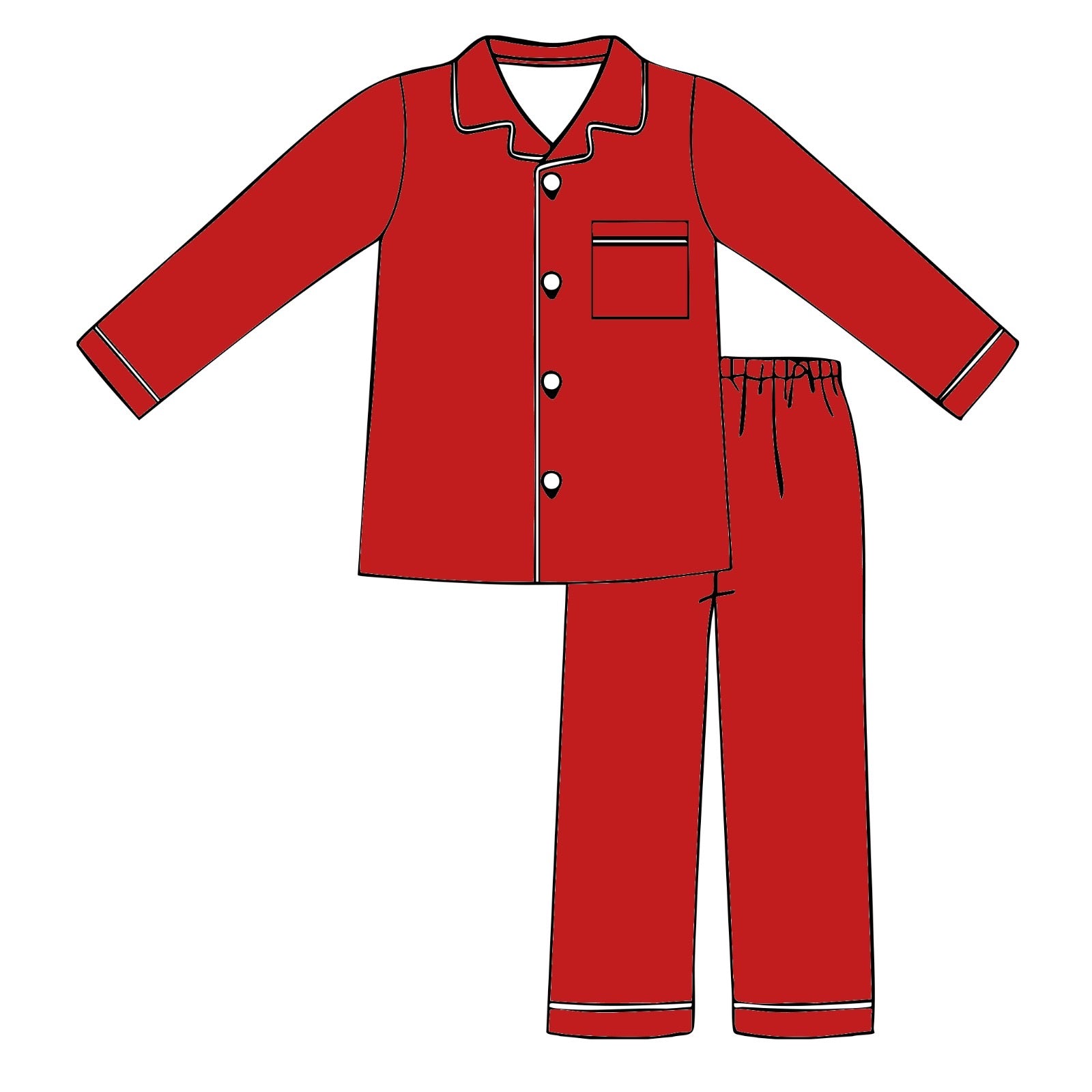 Daddy Christmas Pajama Set