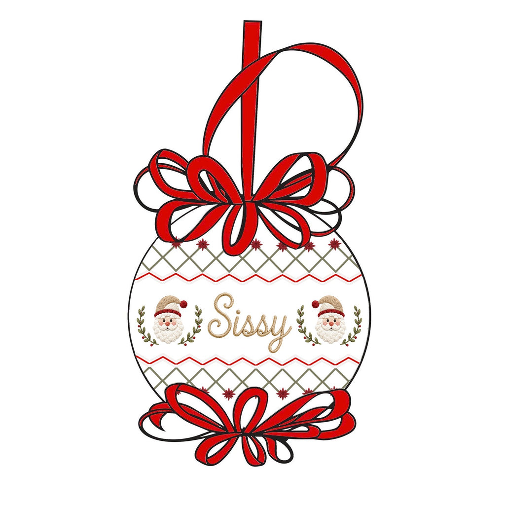 Christmas Hand Smocked Ornament