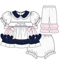 Blue Collar Dollar Dress with bloomer and pants